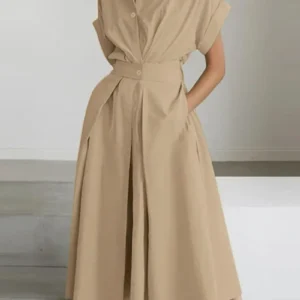 Robe Chemise Femme – Légère & Décontractée Été