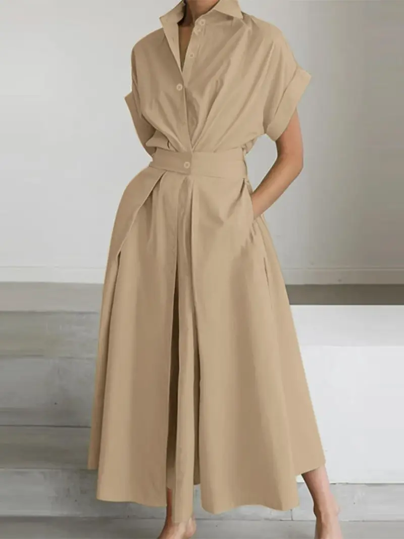Robe Chemise Femme – Légère & Décontractée Été